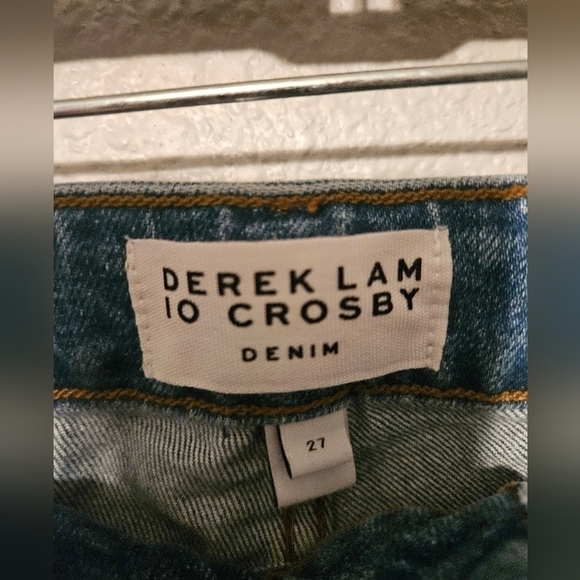 Derek Lam 10 Crosby Aspen High Rise Flare Jeans with matching belt - Picture 5 of 5